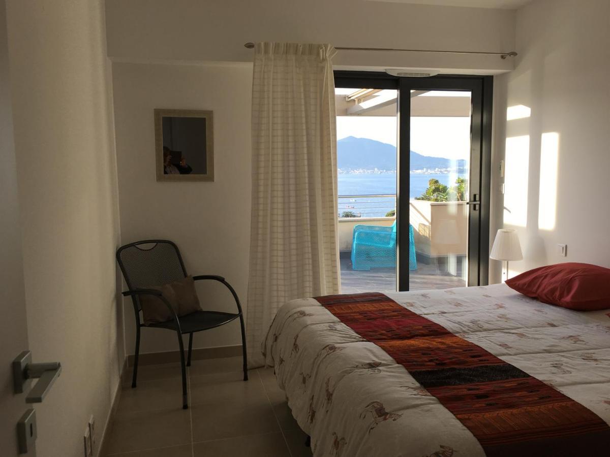Vue Magnifique Sur Baie Ajaccio Apartment ปอร์ติชโช ภายนอก รูปภาพ